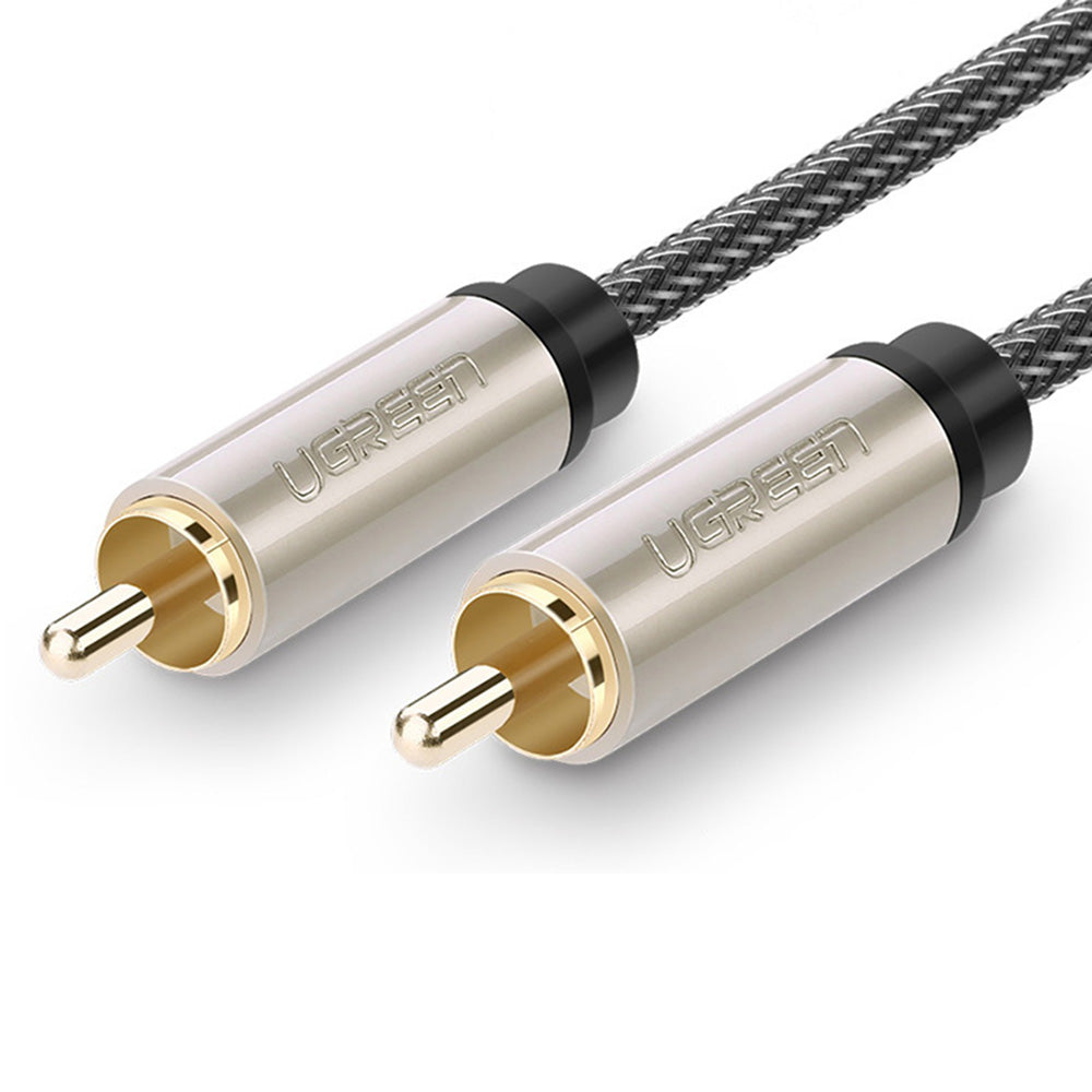 UGreen RCA Male to Male 1M Coaxial Cable Copper Case Cotton Braid - 20736 (4823263117412) UGreen RCA Male to Male 1M Coaxial Cable Copper Case Cotton Braid - 20736 (4823263117412)